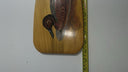 Vintage Hand-Painted Wooden Canoe Paddle 29.5” - Signed Schmidt ‘97 - Duck Art