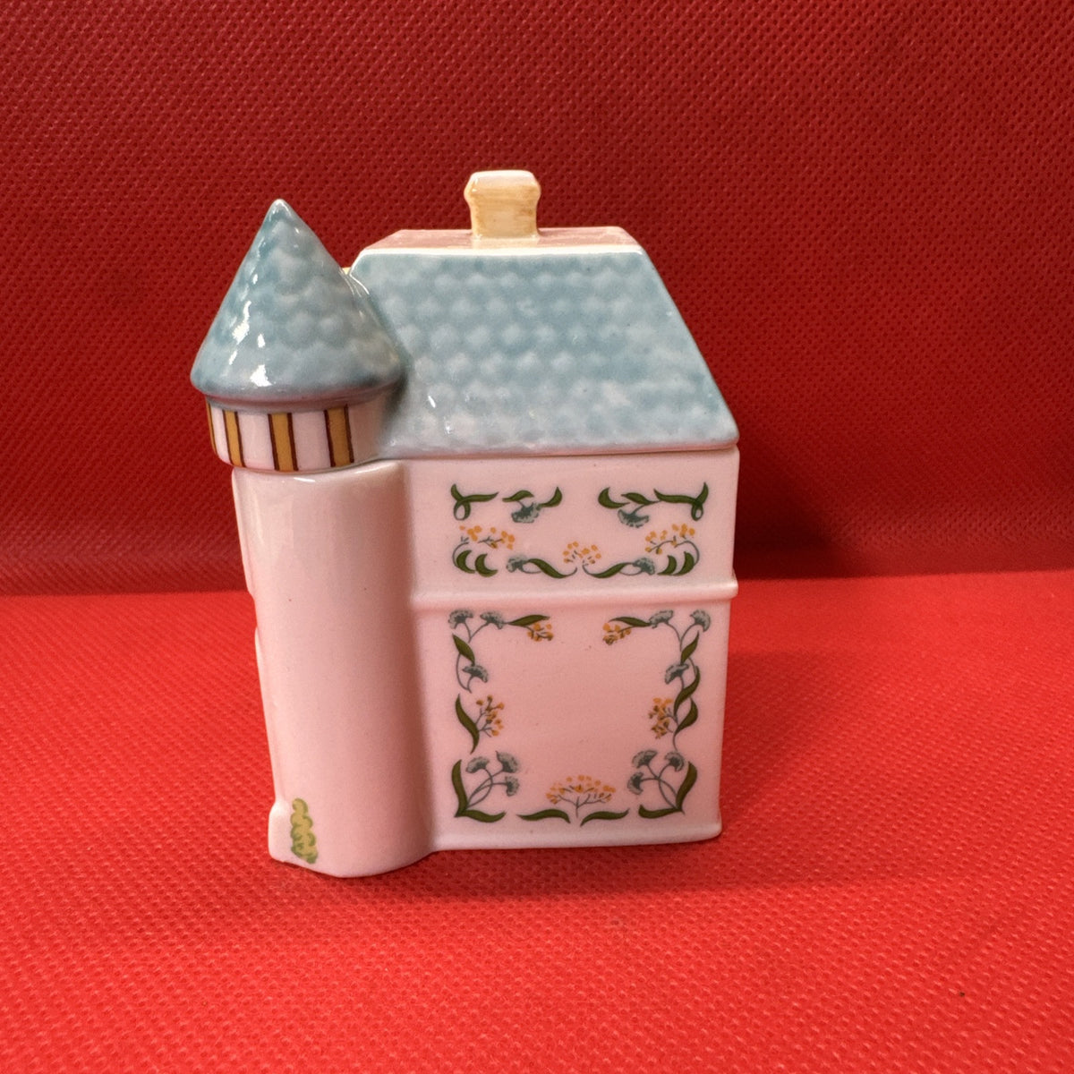 Vintage 1989 Lenox Spice Village PARSLEY Jar With Lid