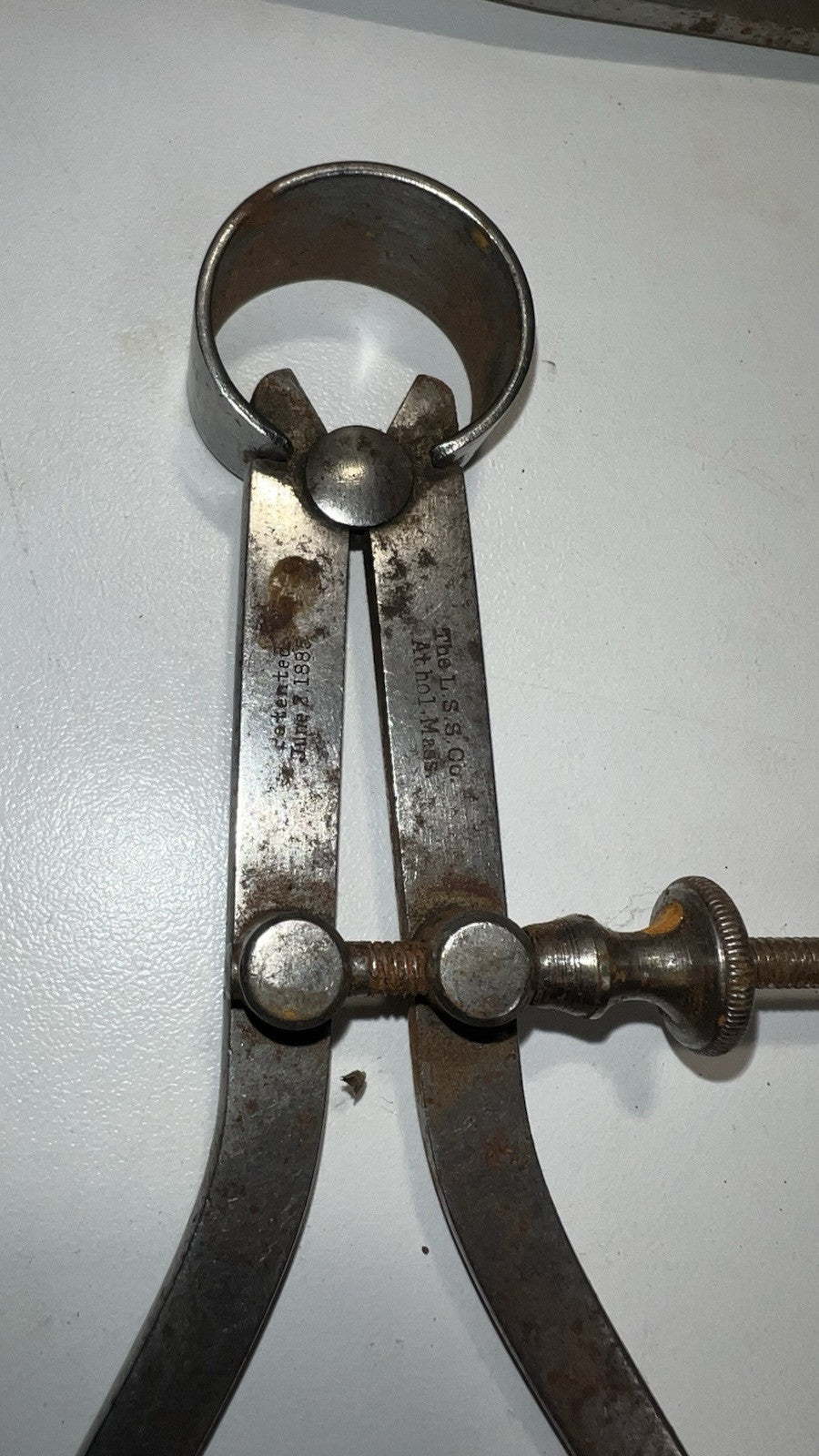 Lot of 5 Vintage Machinist Dividers Calipers Tools.
