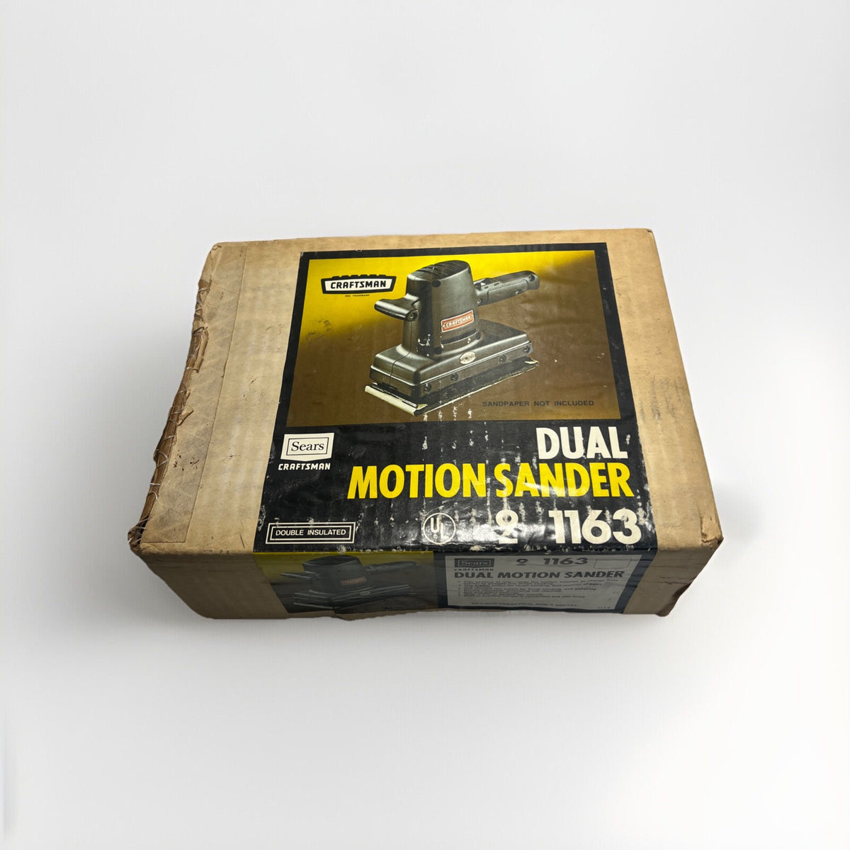 NEW VINTAGE SEARS CRAFTSMAN DUAL MOTION SANDER DOUBLE INSULATED NIB