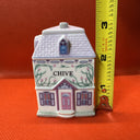 Vintage 1989 Lenox Spice Village CHIVE Jar With Lid
