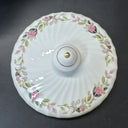 Creative Fine China REGENCY ROSE Japan Covered Handled Vegetable Dish