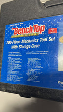 BenchTop 100-Piece Mechanics Tool Set. 1 Piece Lost