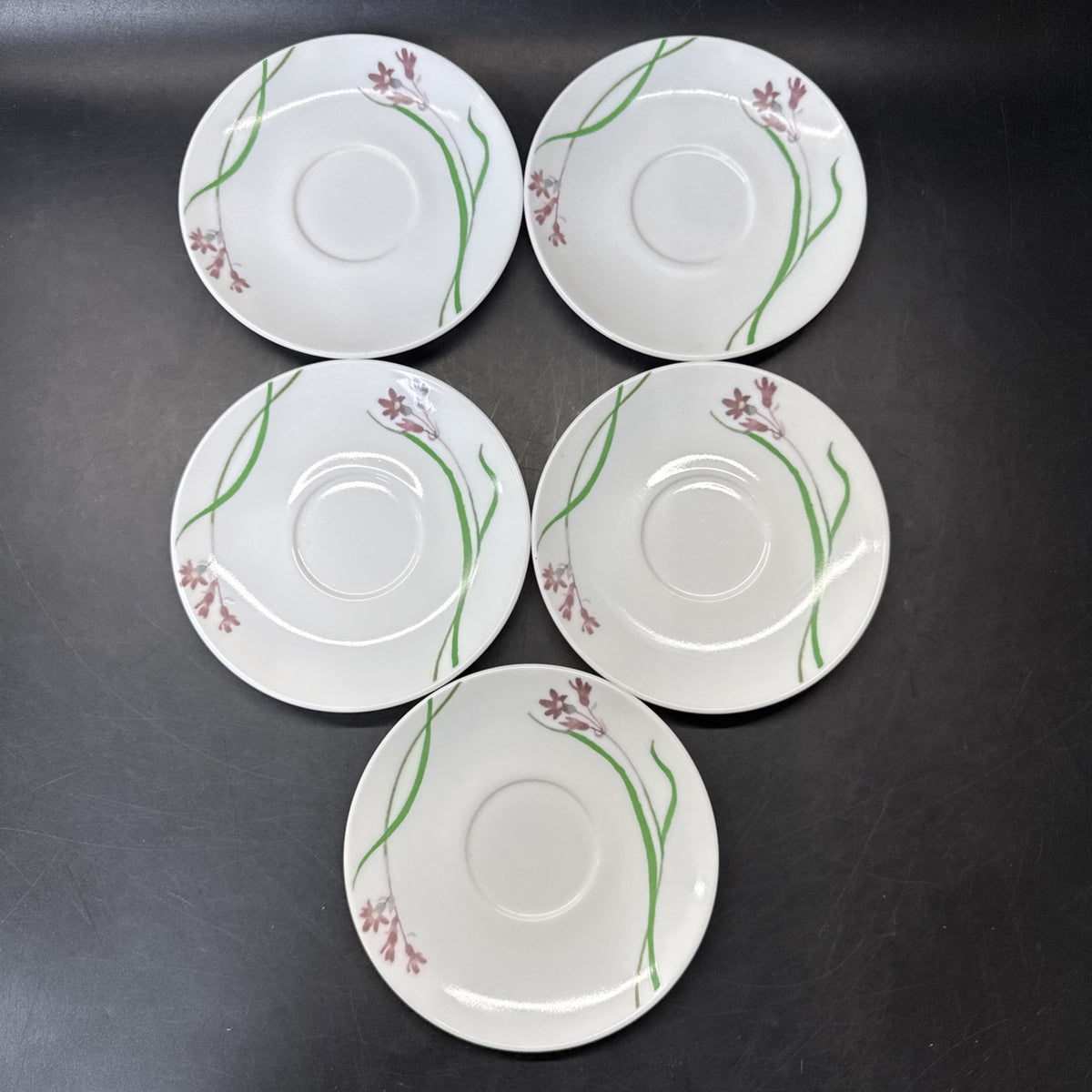 Martha Stewart Everyday 5.5” Coffee Cups (7pcs) And Saucers (5pcs)