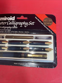 Vintage OSMIROID MASTER CALLIGRAPHY SET, 6 Nibs - Sealed 22 Carat Gold Plated