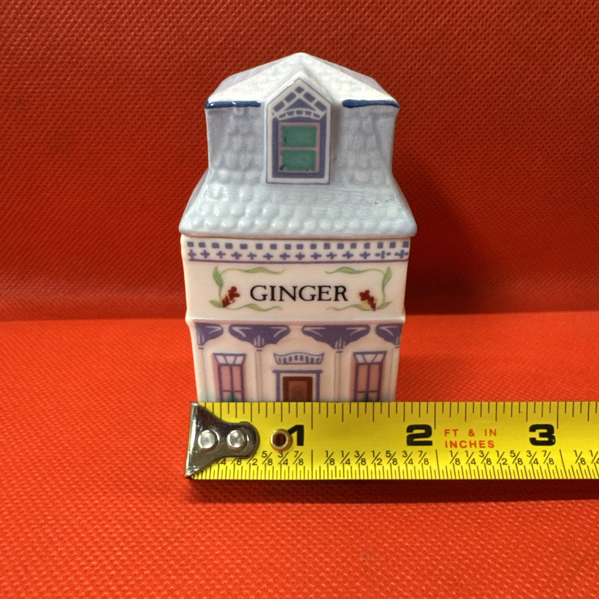 Vintage 1989 Lenox Spice Village GINGER Jar With Lid