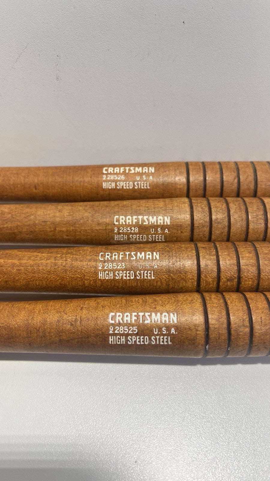 Sears CRAFTSMAN  Vintage Set of 4 Wood Turning Chisels 15"