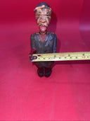 Vintage  Wood Hand Carved Bottle Opener Full Figure  Collectors