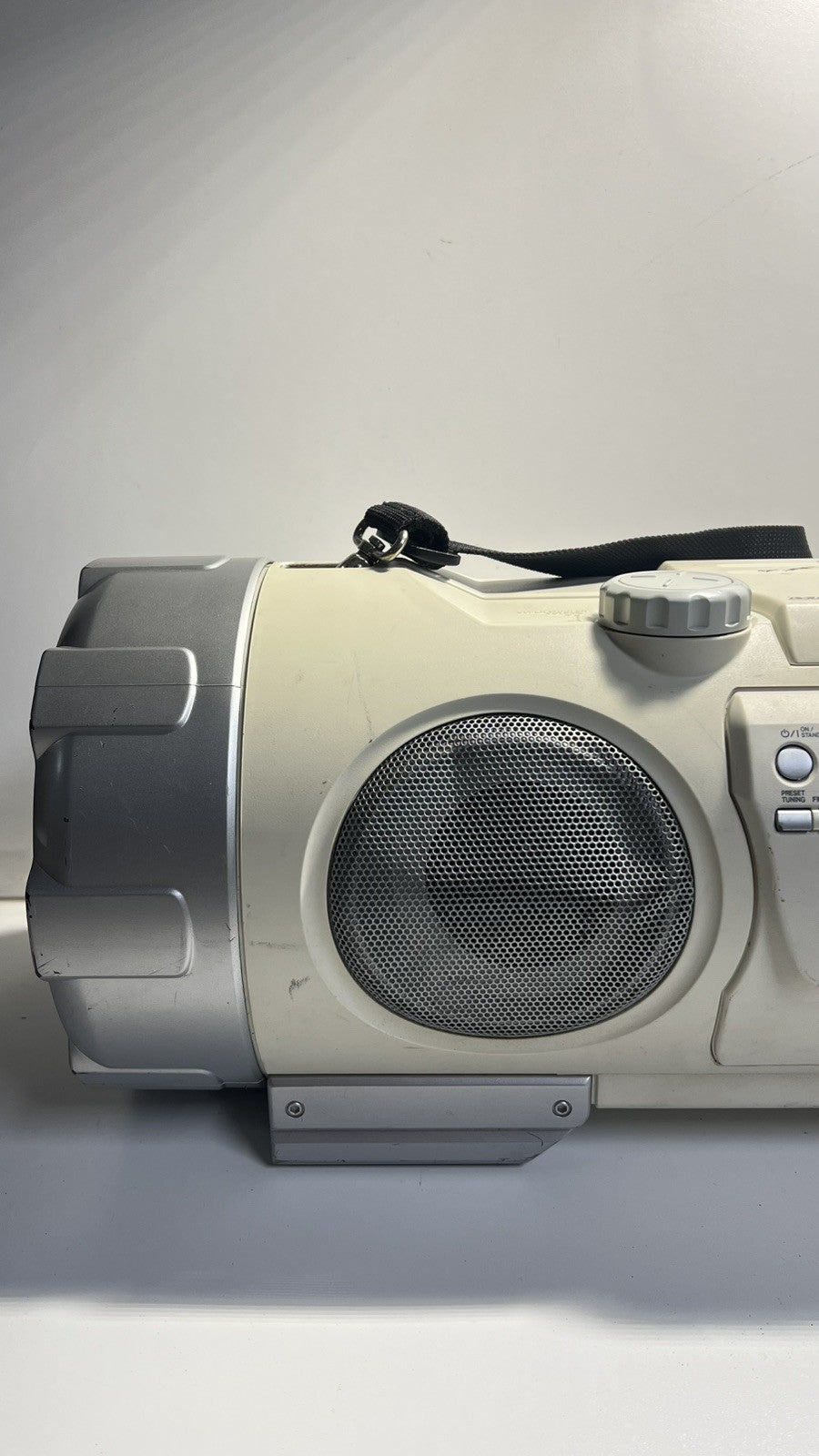 Vintage JVC Kaboom RV-NB20W Portable Powered Subwoofer CD/MP3/AM/FM/Amp System