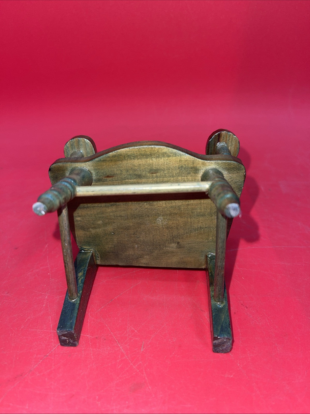 Vintage Wooden Chair for Doll Display