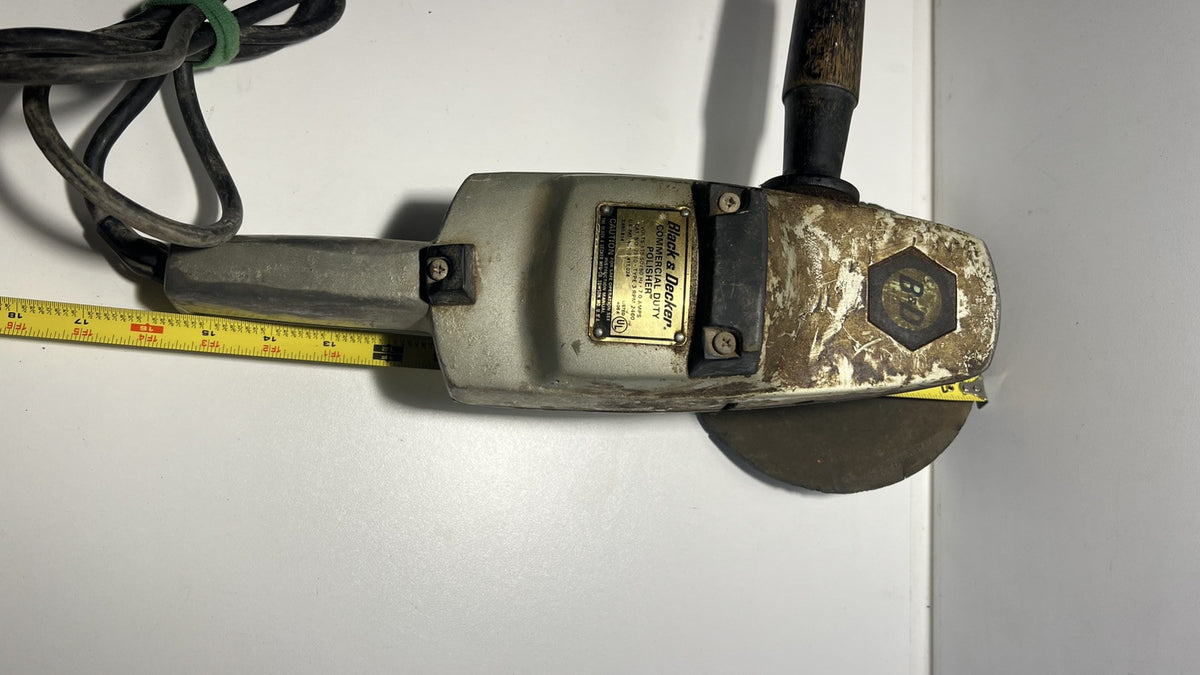VINTAGE Black & Decker Commercial Duty Polisher. Cat No. 7970.