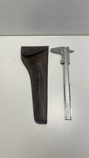 KANON VERNIER CALIPER W/ ORIGINAL POUCH HARDENED STAINLESS. 7inc