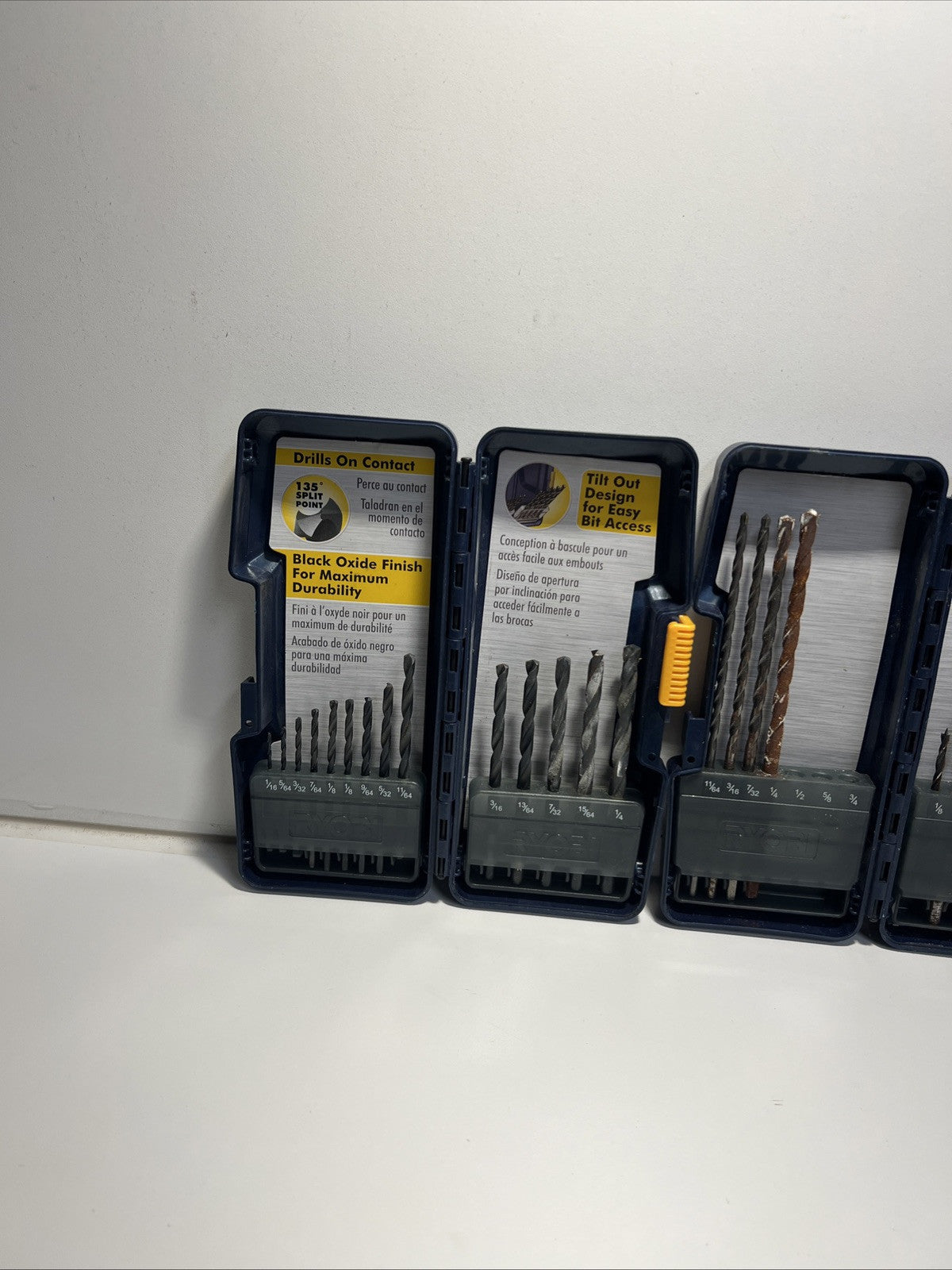 Ryobi Drill Bit Set and screwdriver bit. Lot 3
