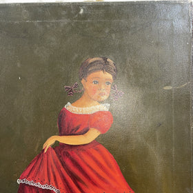 Agapito labios oil painting ,,Dancing girl'', not signed