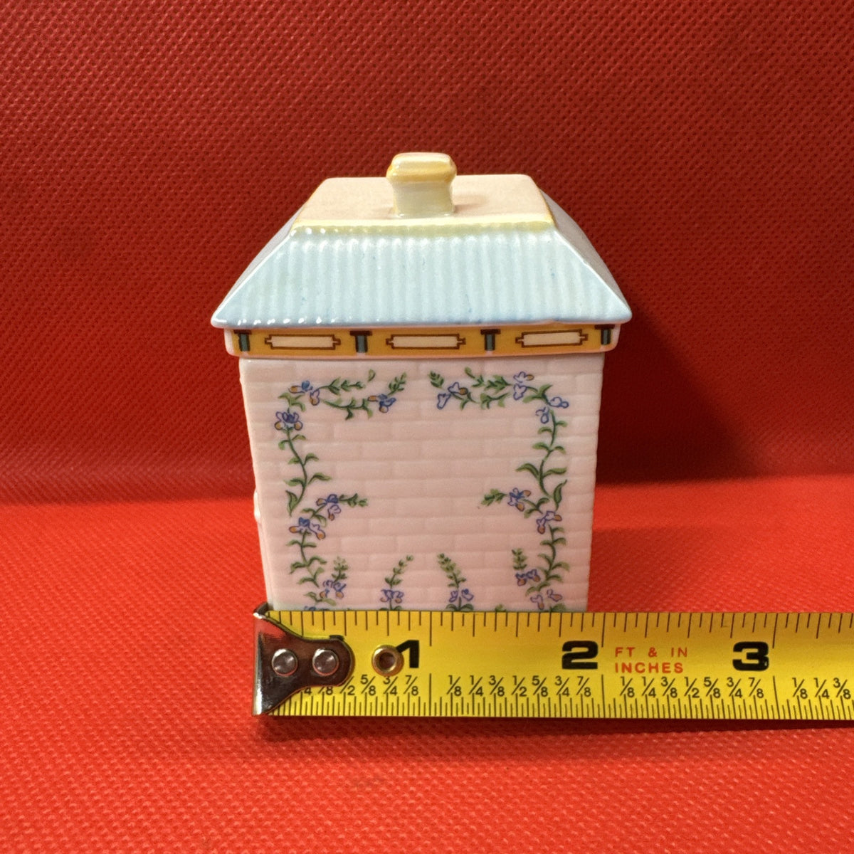 Vintage 1989 Lenox Spice Village BASIL Jar w/Lid