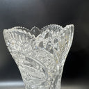 Vintage Hofbauer Byrdes Crystal Birds Vase 10” Tall