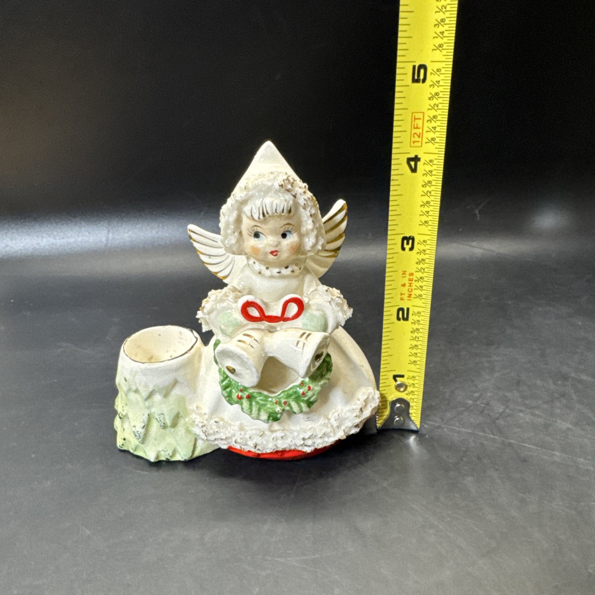 Vintage Artmark Christmas Angel Candle Holder Japan 1950’s