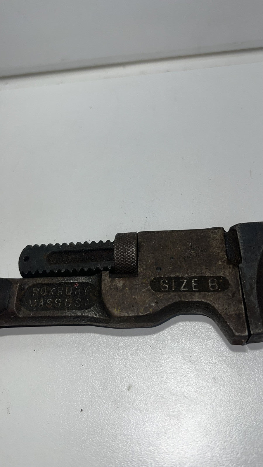 VINTAGE "TRIMO" U.S.A. 12" DROP FORGED MONKEY WRENCH MADE BY "TRIMONT MFG. CO."
