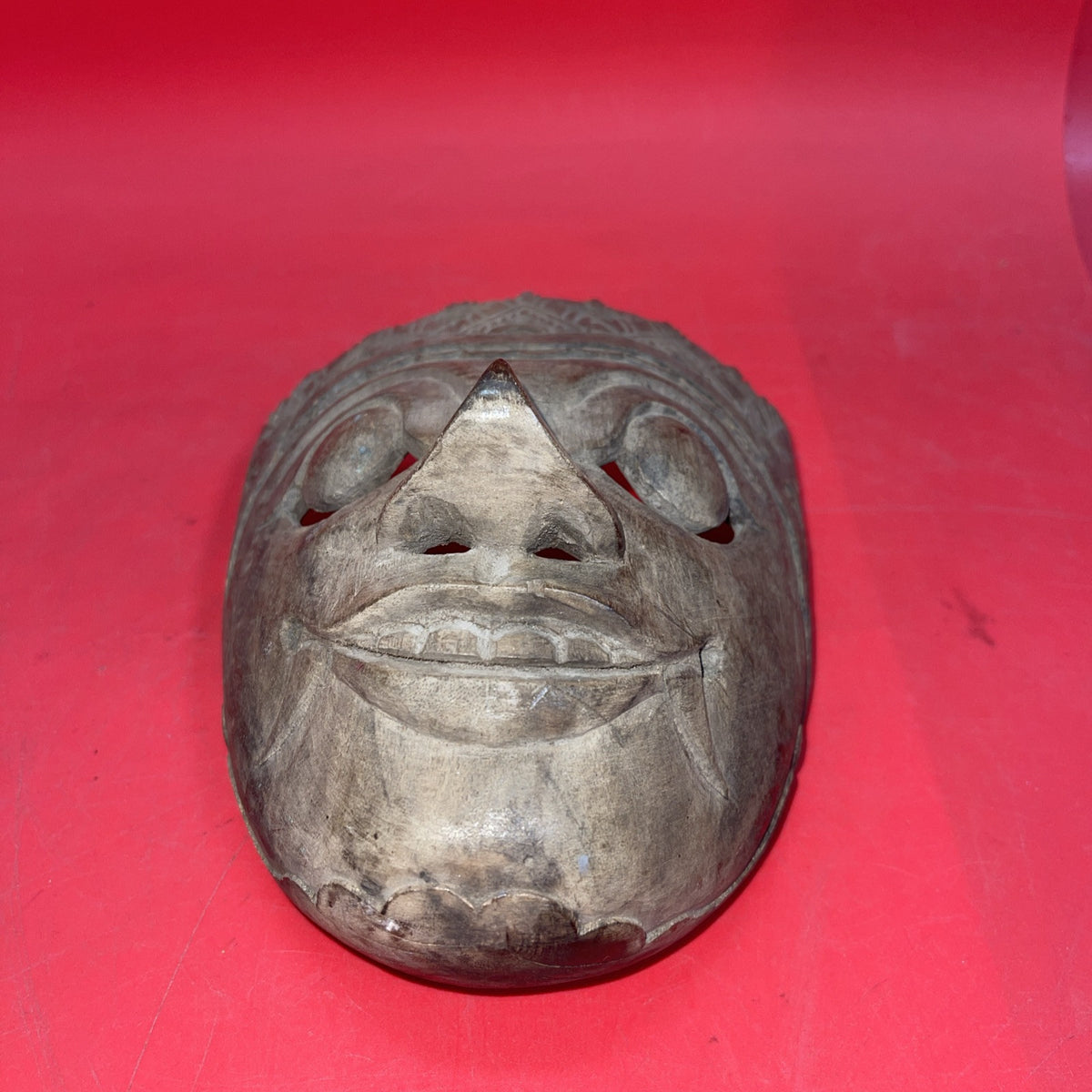 VINTAGE BALINESE/ INDONESIAN  WOOD JAVA TOPENG MASK