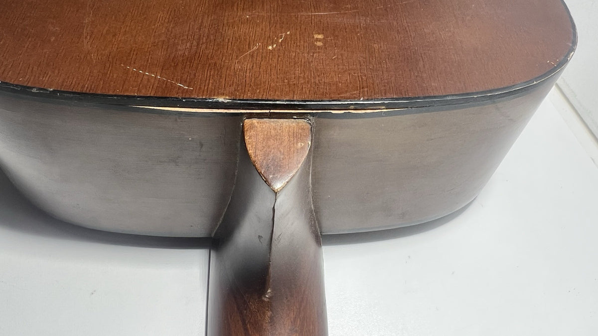 Vintage Checkmate G440 Acoustic Guitar - Needs Repair, Scratches & Missing Parts