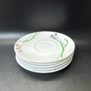 Martha Stewart Everyday 5.5” Coffee Cups (7pcs) And Saucers (5pcs)