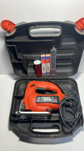 Black & Decker JS500 Corded Jig Saw In Case~Tested