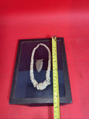 Native American Artifacts in a glass box 9”x7”.  #28