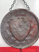Rare Antique Spanish Medallion Wall Coin Plaques Spain King Mid Century Modern 