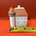 Vintage 1989 Lenox Spice Village SAFFRON Spice House With Lid