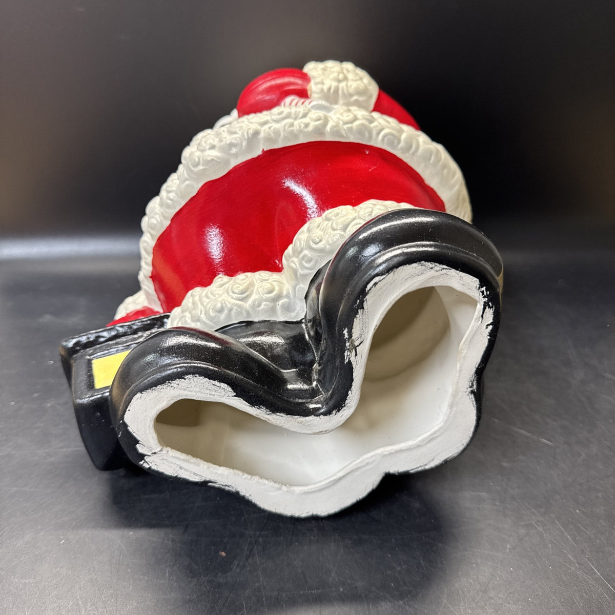 Vintage Christmas Ceramic Mold Winking Santa Clause & Waving Mrs Clause