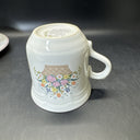 Sango Stoneware Chesapeake Set Of Cups (6pcs) And Saucers (3pcs)