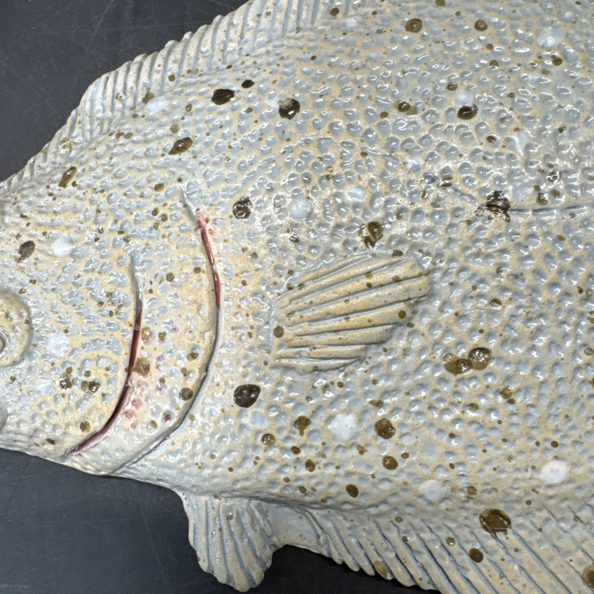 Ceramic Fish Wall Hanging 10”x5.5” House Decor