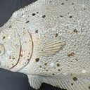 Ceramic Fish Wall Hanging 10”x5.5” House Decor