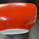 Vintage PYREX Hostess Red Square Casserole Dish with Lid, 2.5 Qt