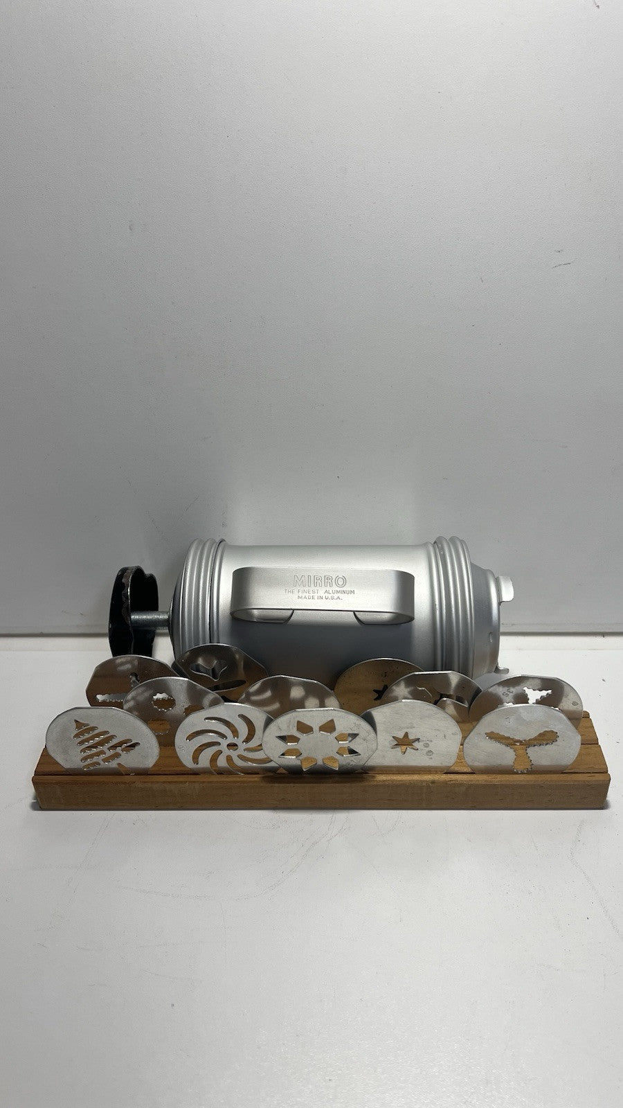Mirro's Vintage Cookie  And Pastry Press With 12 Discs and Tips - Cookie - USA