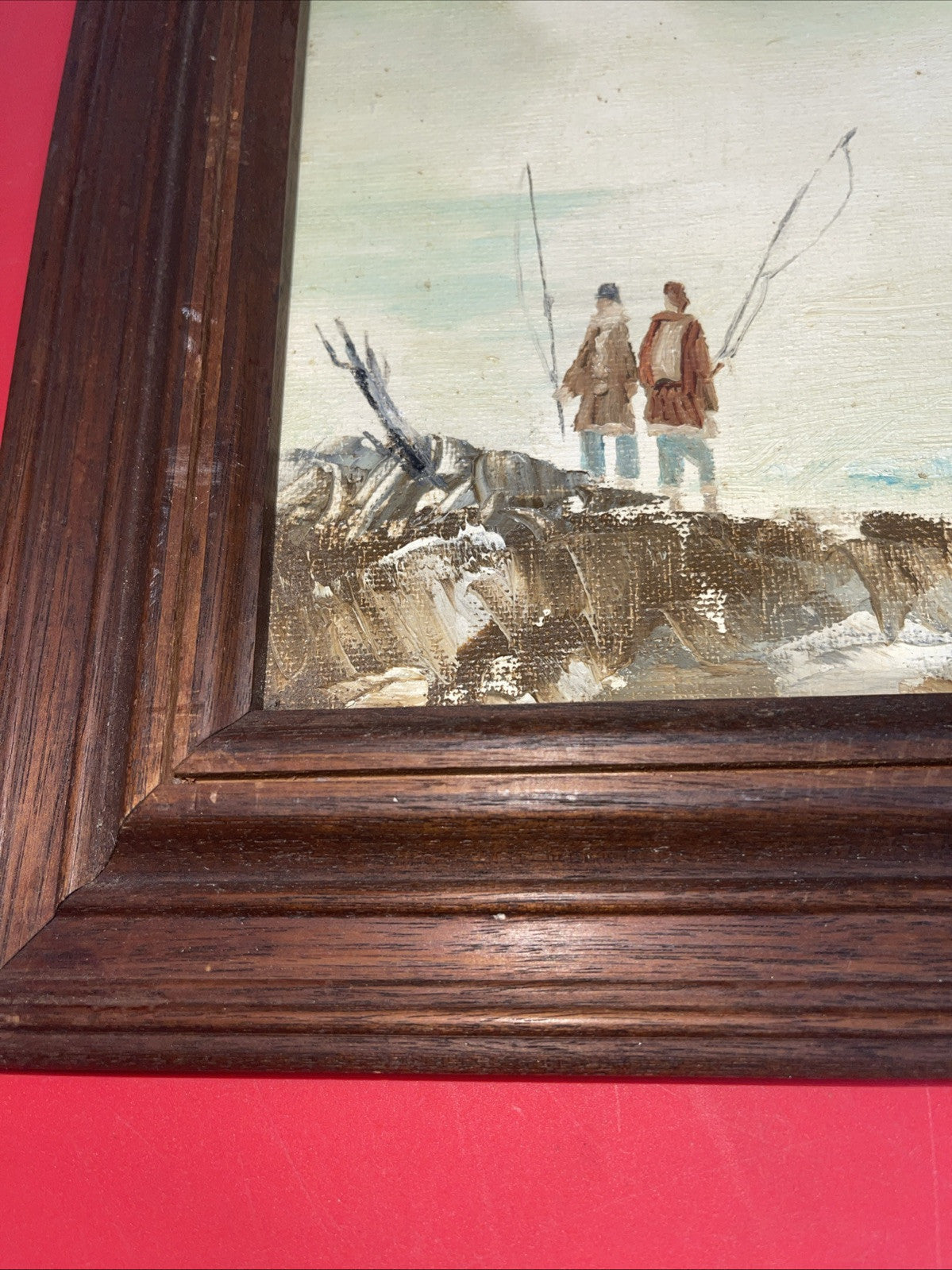 Painting ,, Maine Fishermen’’Artists E. Hart