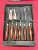 Vintage Marples  Hand Chisels Gravers Wood Carving Tools Set of 6