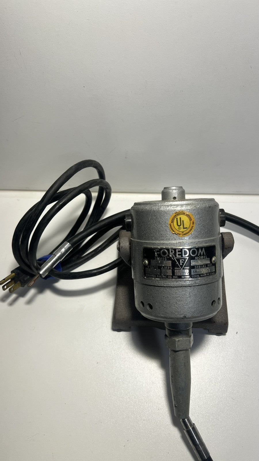 Vintage Foredom Machinist Rotary Grinder DD Series 12A-3991. Work