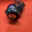 Fenton Purple Irridescent Carnival Glass Mini Rabbit Bunny
