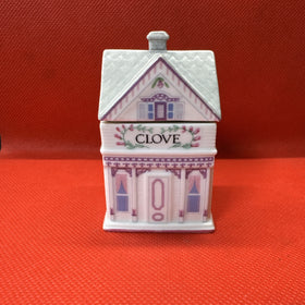 Vintage 1989 Lenox Spice Village CLOVE Jar With Lid
