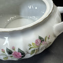Creative Fine China REGENCY ROSE Japan Covered Handled Vegetable Dish