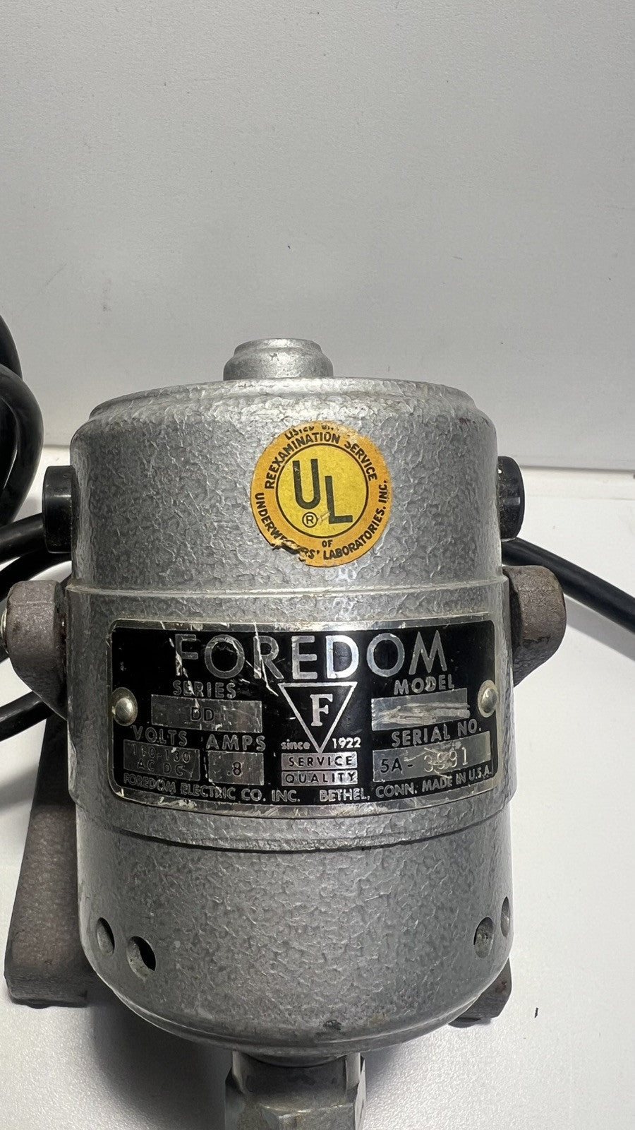 Vintage Foredom Machinist Rotary Grinder DD Series 12A-3991. Work