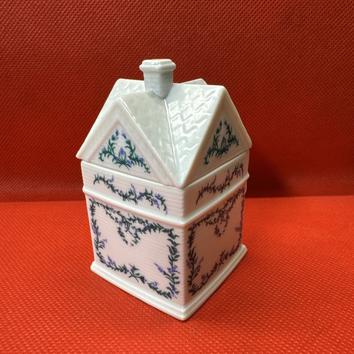 Vintage 1989 Lenox Spice Village ROSEMARY Jar With Lid