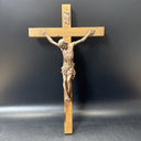 Vintage Wooden Cross Religious 7.5”x13.5”