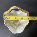 M Z Austria Gold Trim Basket, Handled Bowl