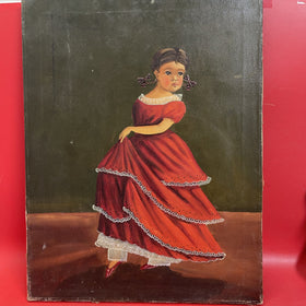 Agapito labios oil painting ,,Dancing girl'', not signed