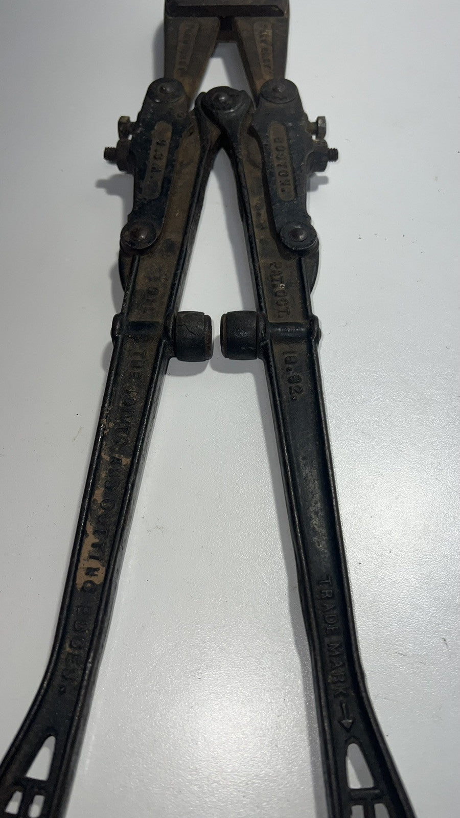 Vintage 18" H K Porter No. 0 New Easy 5/16” Bolt Cutters Made In USA HKP