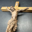 Vintage Wooden Cross Religious 7.5”x13.5”