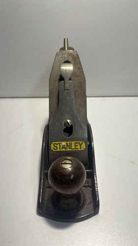 Stanley Plane 12-004 No.4 Bench  9-3/4" long 2" blade Made USA wood handles