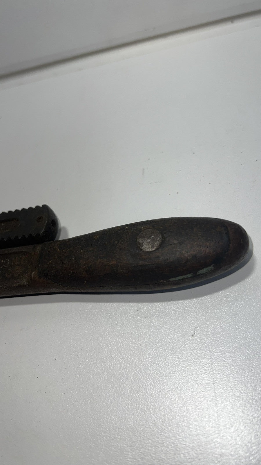 VINTAGE "TRIMO" U.S.A. 12" DROP FORGED MONKEY WRENCH MADE BY "TRIMONT MFG. CO."